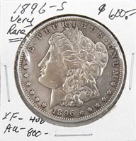 1896-S Morgan Silver Dollar Very RARE XF-AU