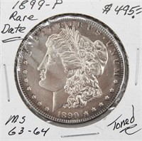 1899-P Morgan Silver Dollar Coin BU