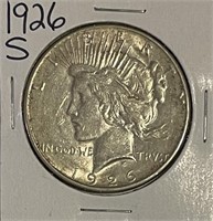 US 1926S Silver Dollar - San Francisco