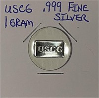 USGC 1 gram Pure Silver