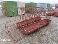 (2) Assorted Hay Feeders and (2) Hanging Feeder