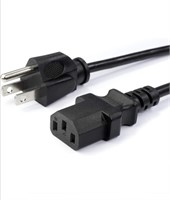 New 3 Prong AC Power Cable for Computer, Medical,