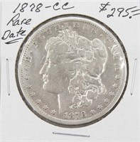 1878-CC Carson City Morgan Silver Dollar RARE Date
