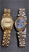 2-ladies Pulsar wristwatches