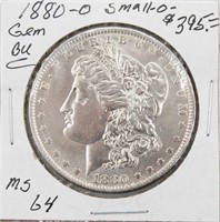 1880-O (Small O) Morgan Silver Dollar BU