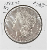 1882-S Morgan Silver Dollar Coin KEY
