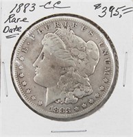 1883-CC Carson City Morgan Silver Dollar Rare Date