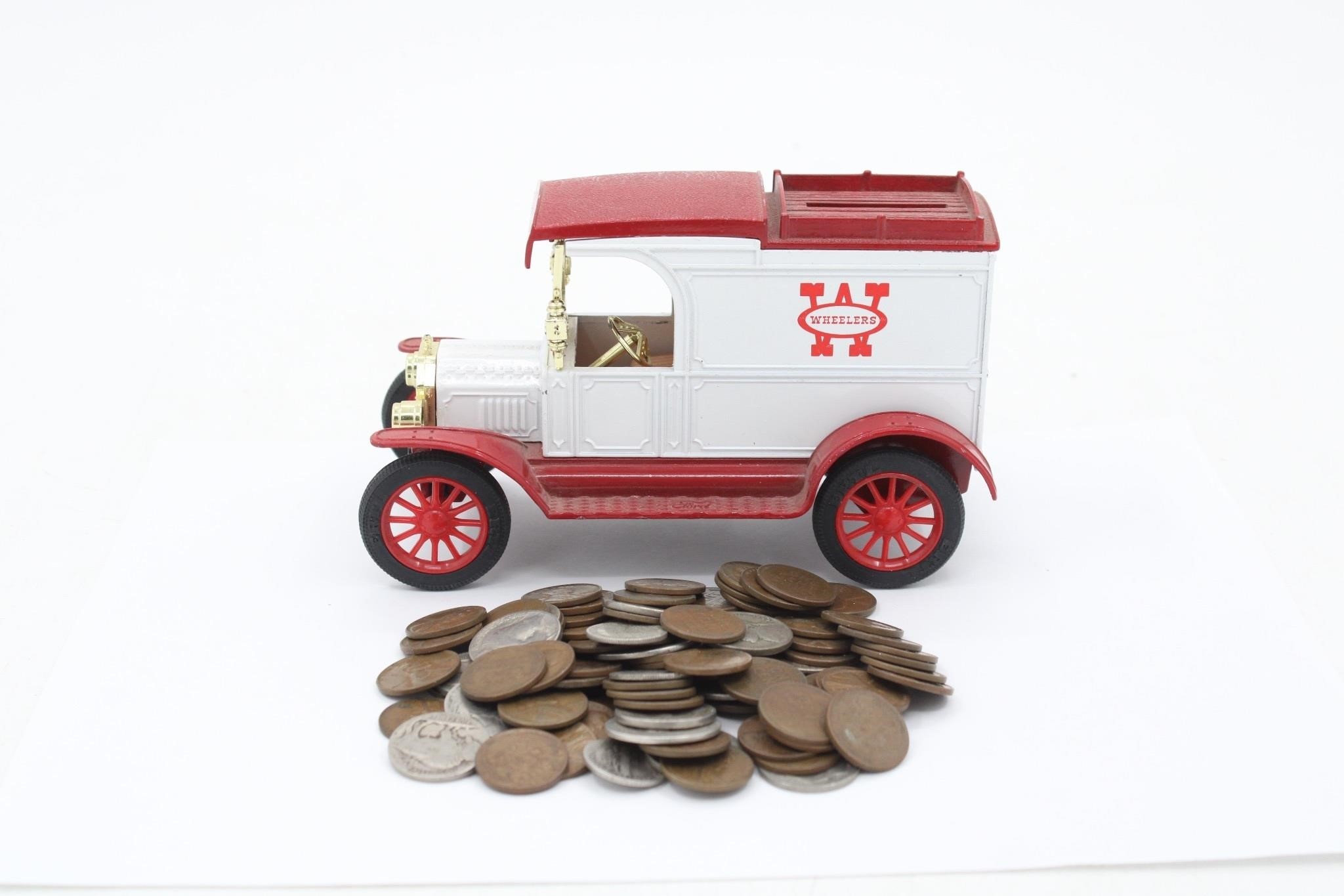 ERTL Bank Full of Old Coins - SILVER