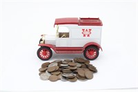 ERTL Bank Full of Old Coins - SILVER