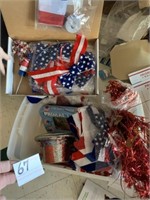 Tote of 4th of July Decor