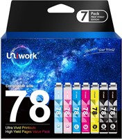 $19  Uniwork 78 Ink Cartridge for Epson 78 (7 Pack