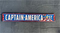 CAPTAIN AMERICA ST. TIN WALL SIGN