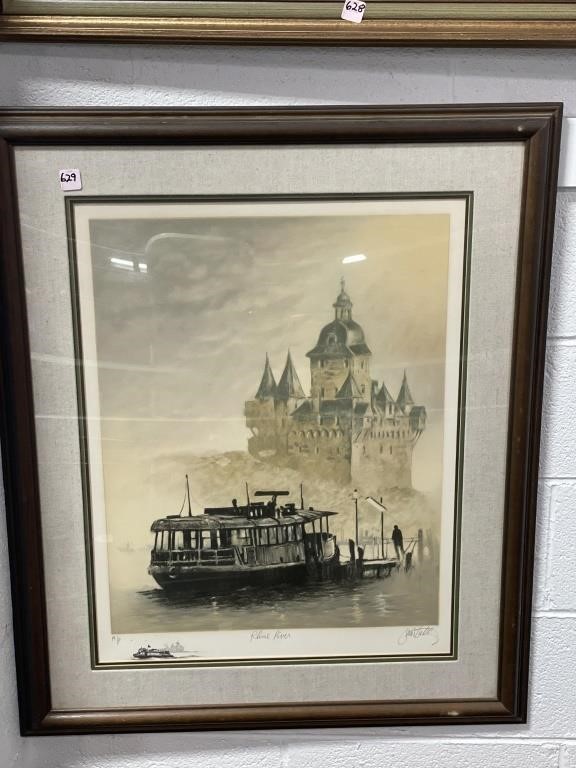 RHINE RIVER PRINT