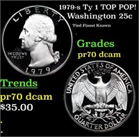 Proof 1979-s Ty 1 Washington Quarter TOP POP! 25c