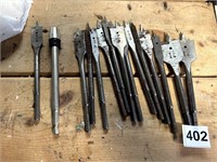 ASSORTED WOOD DRILL BITS AS PICTURED
