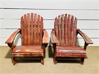 (2) Painted Adirondack Chairs