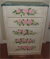 Painted 5 Drawer Dresser