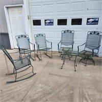 YD 6pc Expanded Metal Patio Furniture