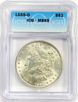 1898-O Morgan Silver Dollar MS-65