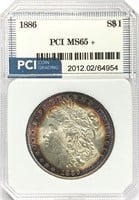 1886 Morgan Silver Dollar MS-65 +