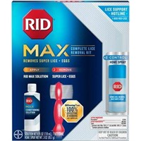 RID MAX Lice Removal Kit  3 Pack