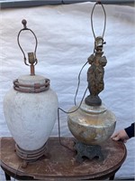 2 vintage lamps