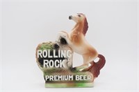 Vintage LATROBE Rolling Rock Beer Display Statue