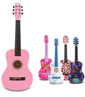 ($64) CB SKY 30 Inch Acoustic Guitar Pink