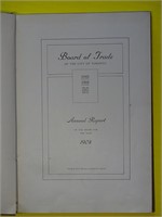 1904 Toronto Board of Trade Annual Report Book