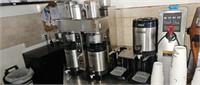 Fetco coffee maker and distribution tanks