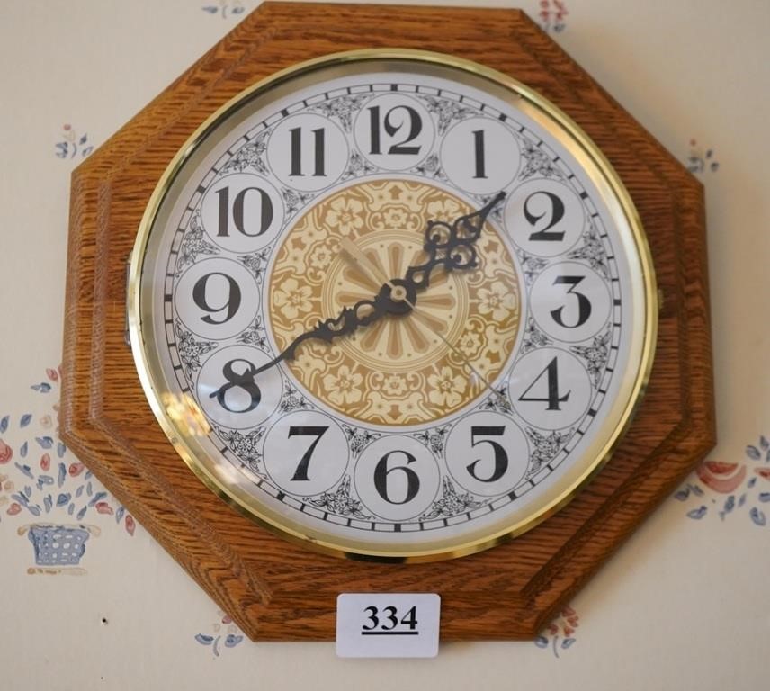 Oak Kitchen Clock ~ Works