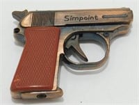 Vintage Simpoint Handgun Cigarette Lighter