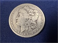 1891-O MORGAN DOLLAR