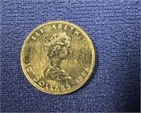 1986 GOLD $10 MAPLE LEAF COIN