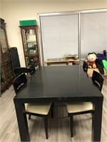 Espresso Finished Dining Table and 4 Chairs