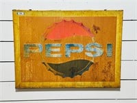 Metal Pepsi Advertising Sign