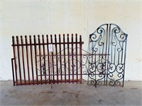 (4) Iron Architectural Pieces
