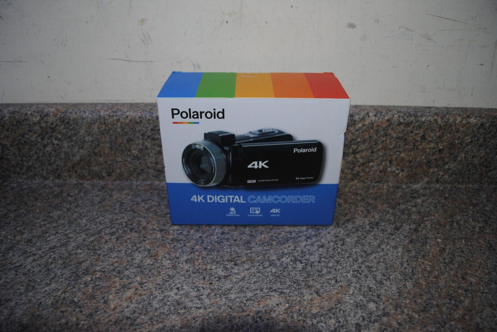 Polaroid 4K 18X Zoom Touch Screen Wi-Fi Camcorder