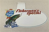 Old Style Fishersmen's Special Cardboard Sign