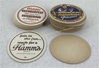 Lot of Braumeister & Hamm's Beer Coasters