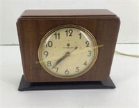 MCM Wooden General Electric mantle Clock  Works