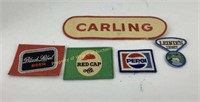 (5) 1960-70s Beer Patches  NOS