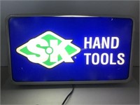 * S&K Lighted Tool Sign  Plastic  24 x 14