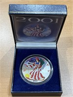 2001 U.S.A. Am Eagle Full Color .999