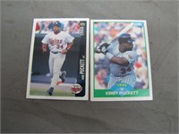2 Assorted Kirby Puckett Baseball Cards