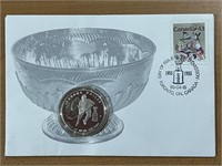 1993 Cdn Dollar Stanley Cup Coin/Stamp