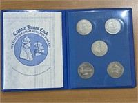 1978 Cdn Captain James Cook Coins (5)