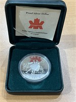 2001 Cdn Proof Silver Dollar -Nat Ballet