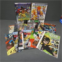 Assorted Comic Books & Wrist Watch