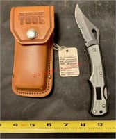 Schrade Knife with Case (closet)